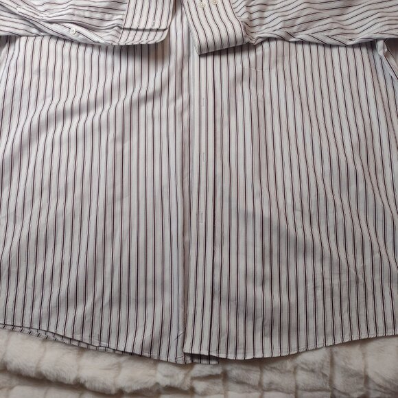 Brooks Brothers Thomas Mason Regent Fit Men's XL 17.5/34 Button Up Long Sleeve - Picture 13 of 14
